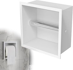 Opciones diferentes a los portarrollos empotrables de baño