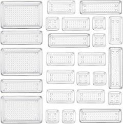 Opciones efectivas a los organizadores transparentes para el baño