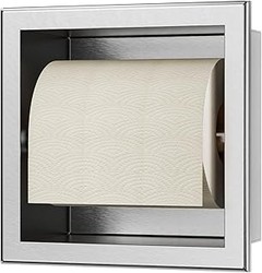 Guía para instalar un portarrollos de baño empotrable