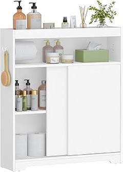 Armarios de baño con puertas correderas o batientes: ¿Cuál elegir?