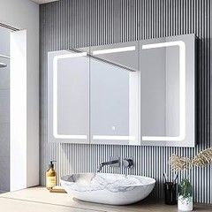 ¿Cuál elegir? Armarios de Baño de Acero Inoxidable y Madera