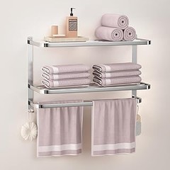 Comparativa de toalleros de baño con estante para elegir el mejor