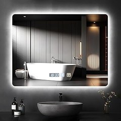 Mejores Opciones para Comprar Espejos de Baño con Reloj