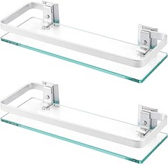 Las mejores opciones para comprar estanterías de baño de cristal