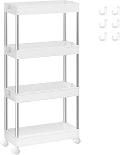 Estanterías de baño de pie con características especiales: plegables y modulares
