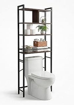 Crea tu propia estantería de baño sobre el inodoro: ideas y consejos