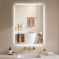 Mejores estilos de decoración para espejos de baño horizontales