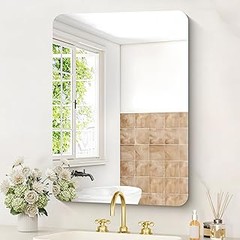 Descubre los estilos de espejos de baño sin marco para tu decoración