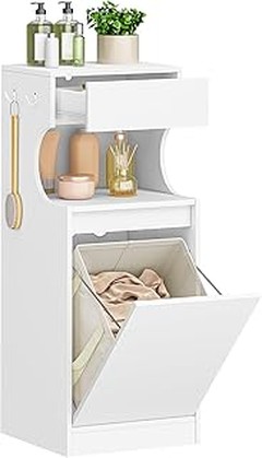 Comparativa de cestas para ropa sucia ideales para baños pequeños
