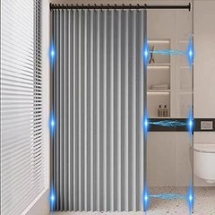 Las mejores cortinas de ducha con imanes para ahorrar espacio