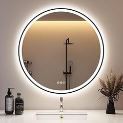 Los mejores espejos de baño con marco negro para espacios reducidos