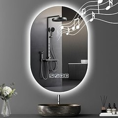 Top espejos de baño retroiluminados ideales para baños pequeños