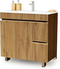 Los mejores muebles de baño con patas para baños pequeños