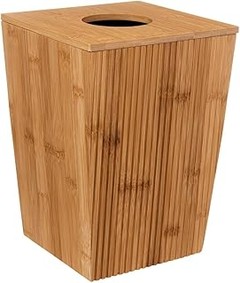 Descubre las mejores ofertas en papeleras de baño de bambú