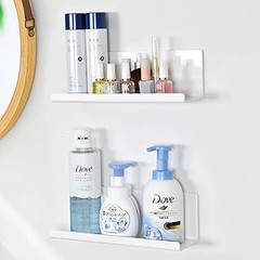 Pros y contras de las estanterías de baño sin taladro