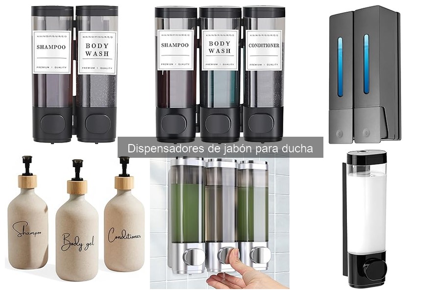 Accesorios Útiles para Dispensadores de Jabón en la Ducha