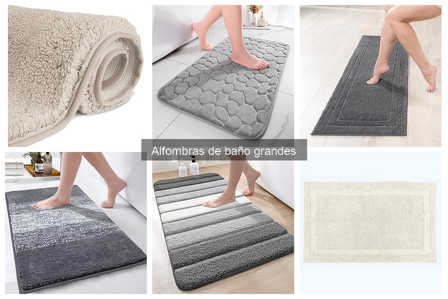 Alfombras de baño grandes: ¿cuáles son sus precios?