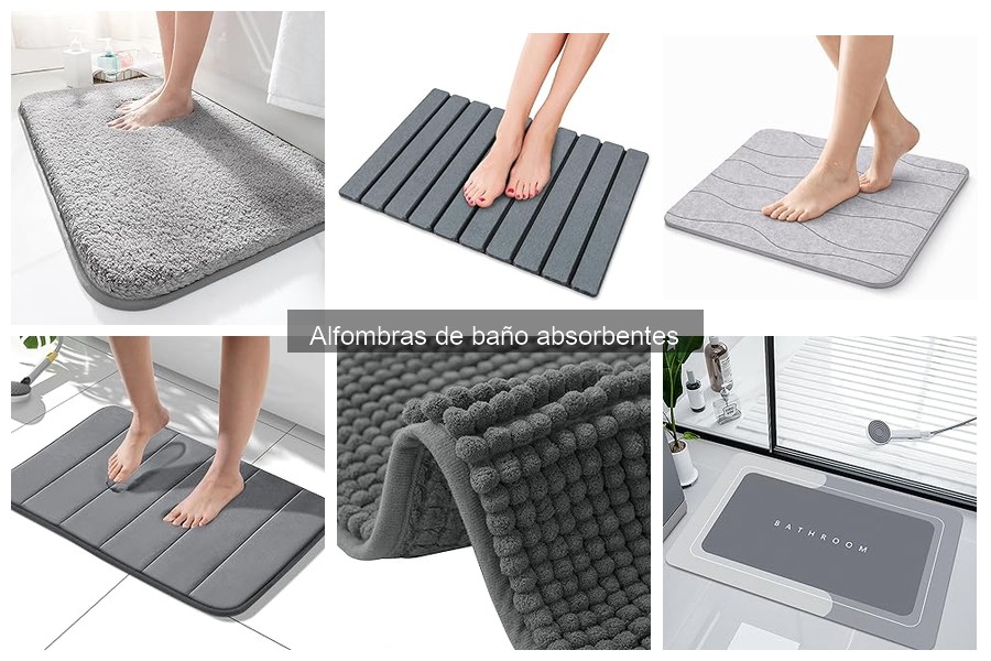 Alternativas a alfombras de baño absorbentes: ¿cuáles elegir?