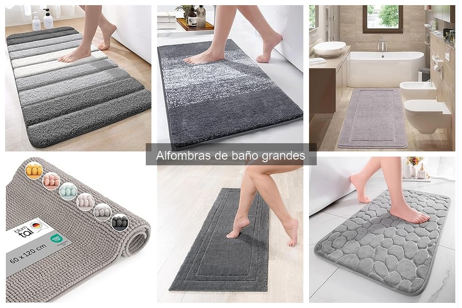Alternativas a alfombras de baño grandes: descubre opciones efectivas