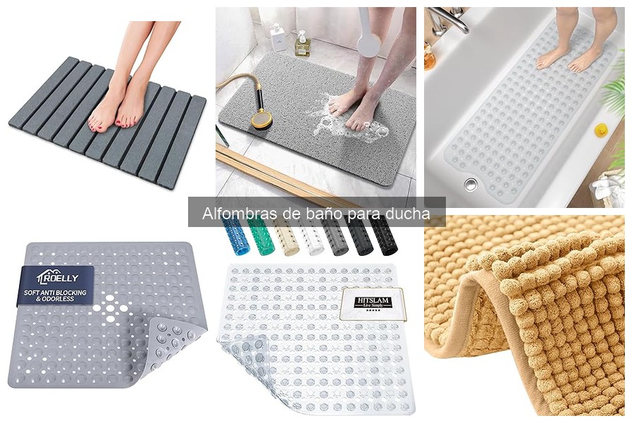 Alternativas a alfombras de baño: soluciones innovadoras