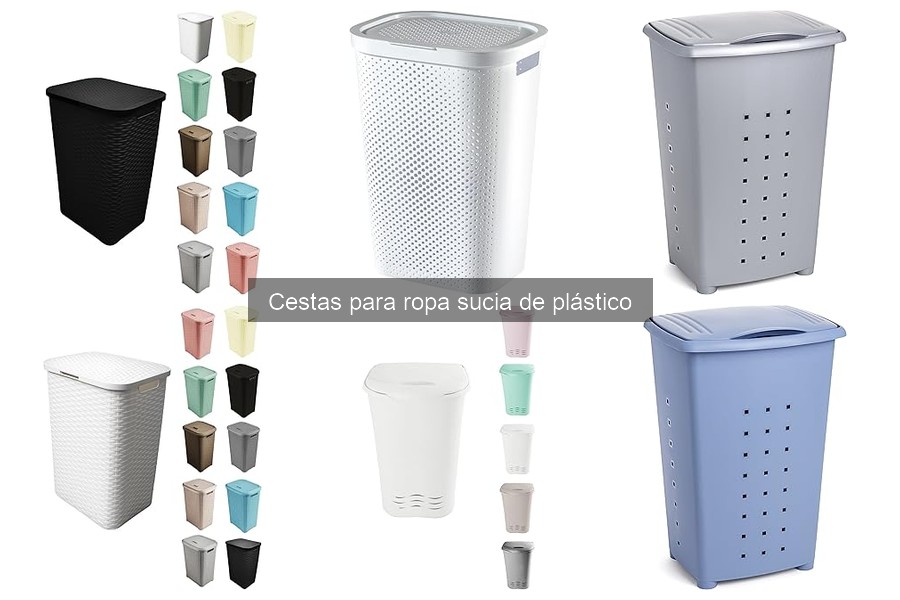 Alternativas a cestas de ropa sucia de plástico