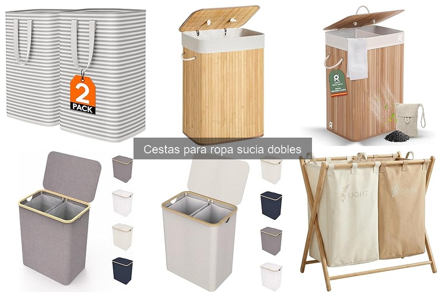 Alternativas a Cestas para Ropa Sucia Dobles: Opciones Prácticas