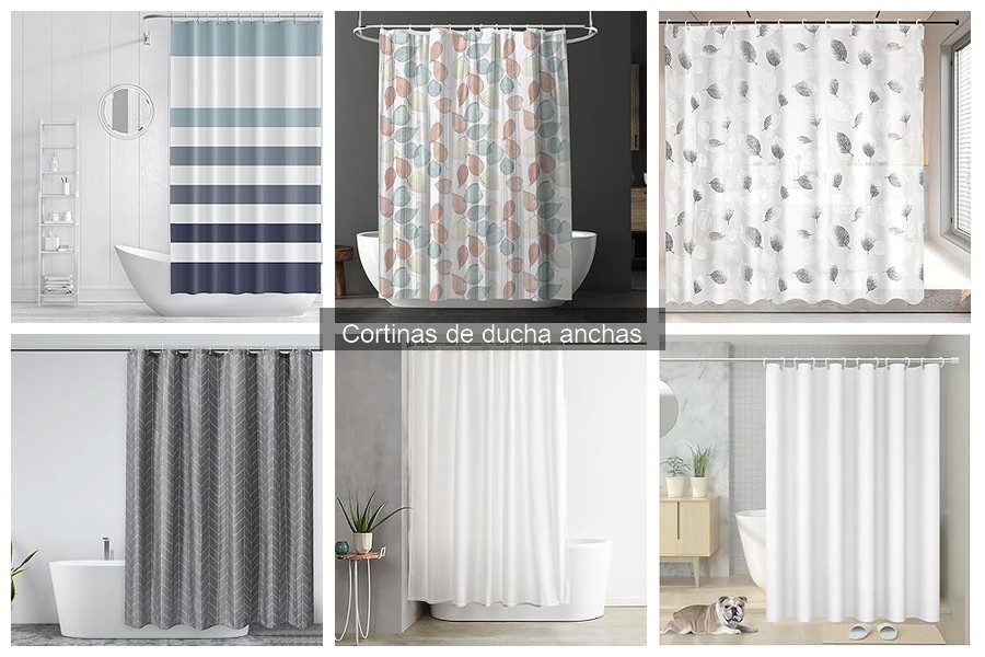 Alternativas a Cortinas de Ducha Anchas: Ideas Creativas