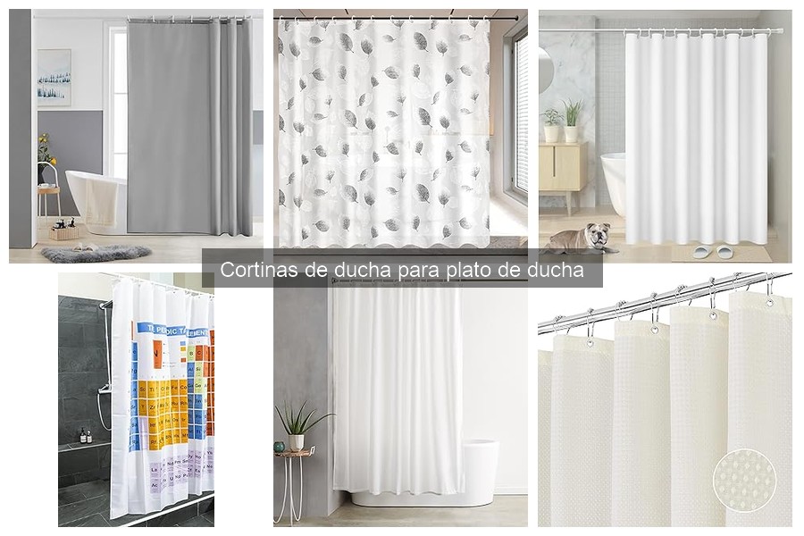 Alternativas a cortinas de ducha para platos de ducha