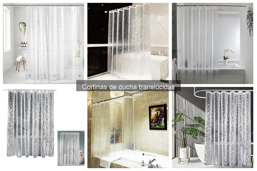 Alternativas a cortinas de ducha translúcidas: opciones prácticas