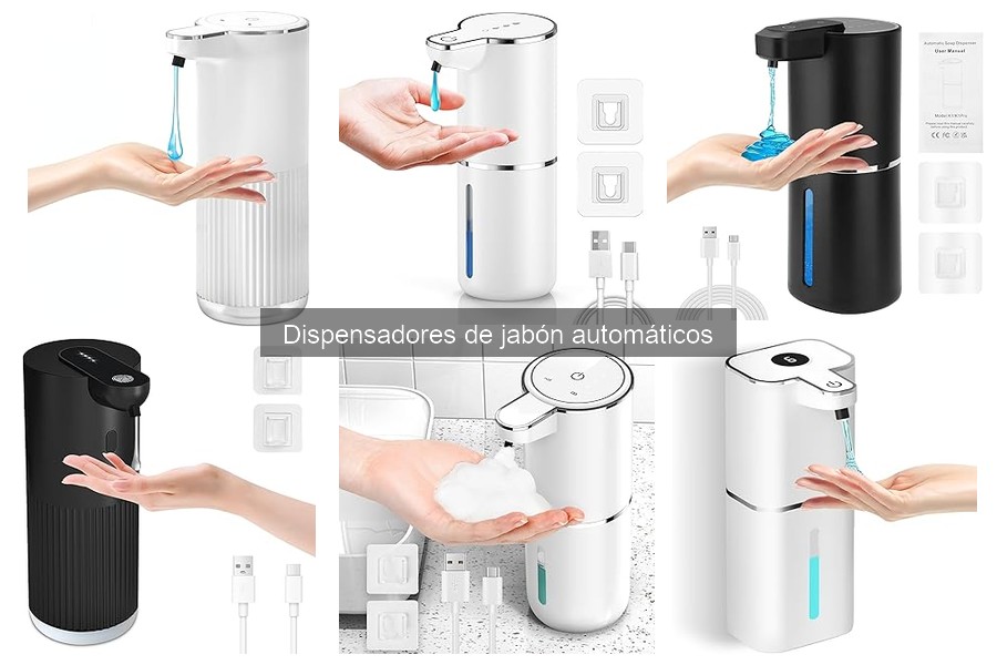 Alternativas a dispensadores de jabón automáticos en el baño