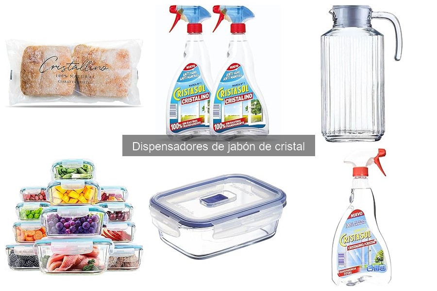Alternativas a dispensadores de jabón de cristal para baño
