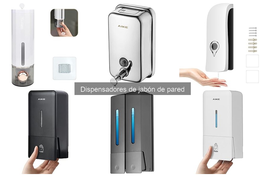 Alternativas a dispensadores de jabón de pared: opciones útiles