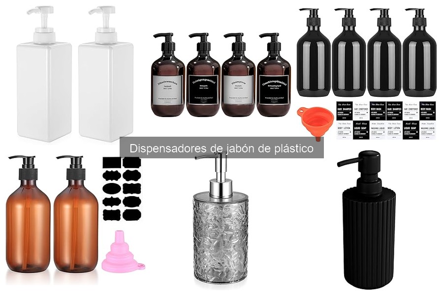 Alternativas a dispensadores de jabón de plástico