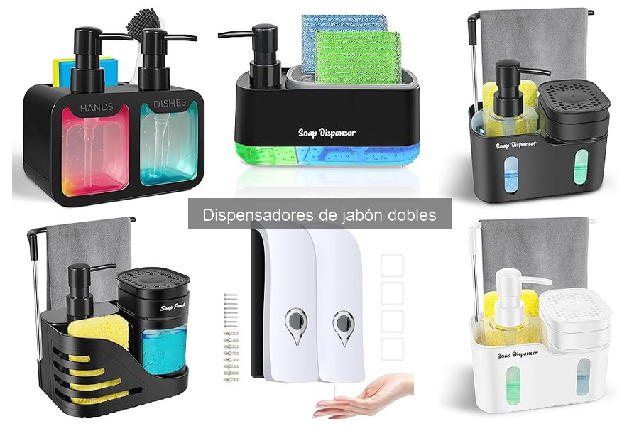Alternativas a Dispensadores de Jabón Dobles para tu Cocina