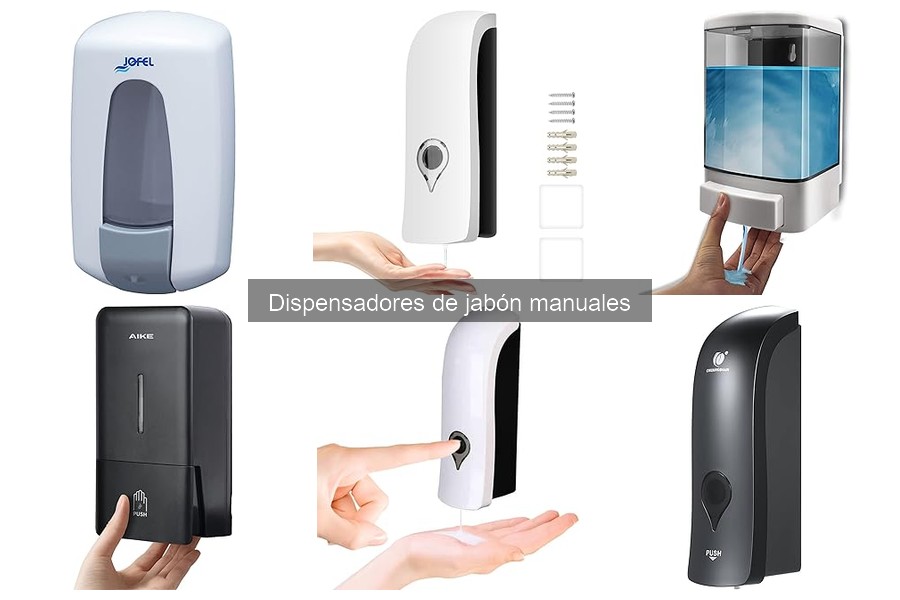 Alternativas a dispensadores de jabón manuales: pros y contras