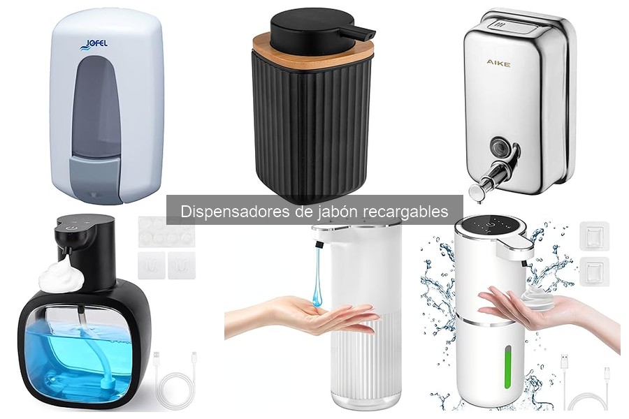 Alternativas a Dispensadores de Jabón Recargables para Tu Baño