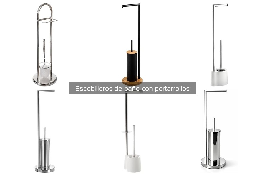 Alternativas a escobilleros de baño con portarrollos