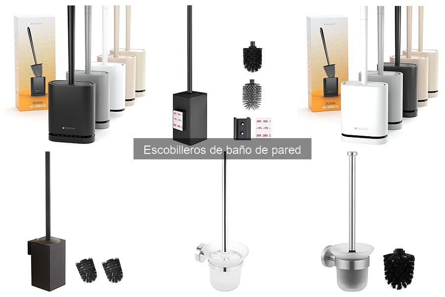 Alternativas a escobilleros de baño de pared: mejores opciones