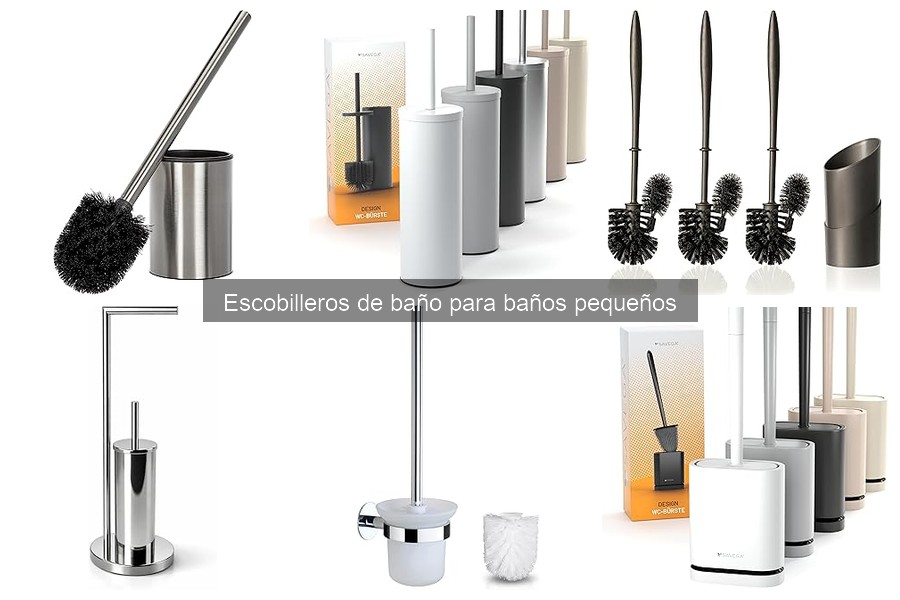 Alternativas a escobilleros de baño para espacios pequeños