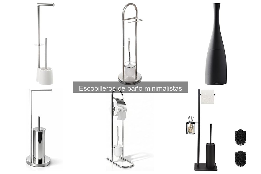 Alternativas a escobilleros minimalistas para tu baño