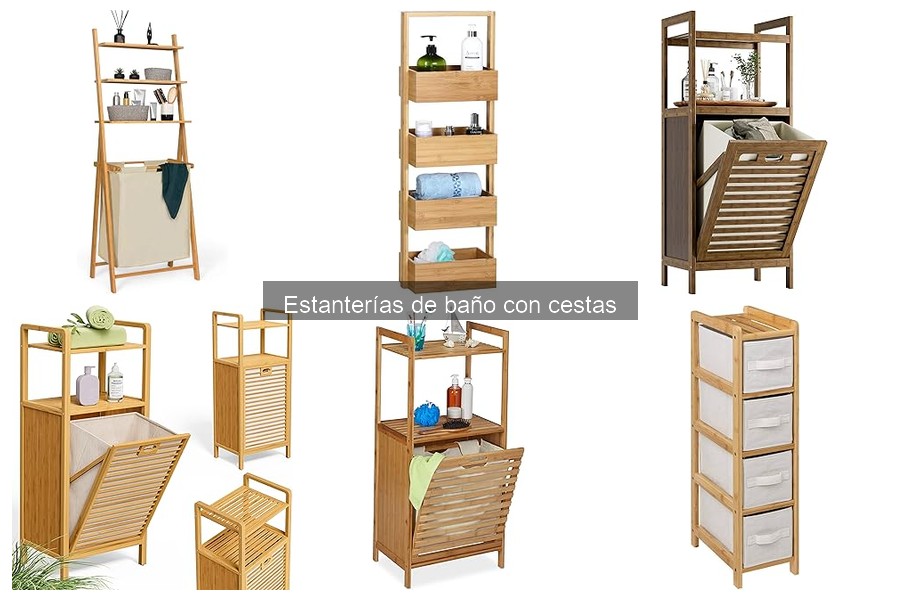 Alternativas a estanterías de baño con cestas: tus mejores opciones