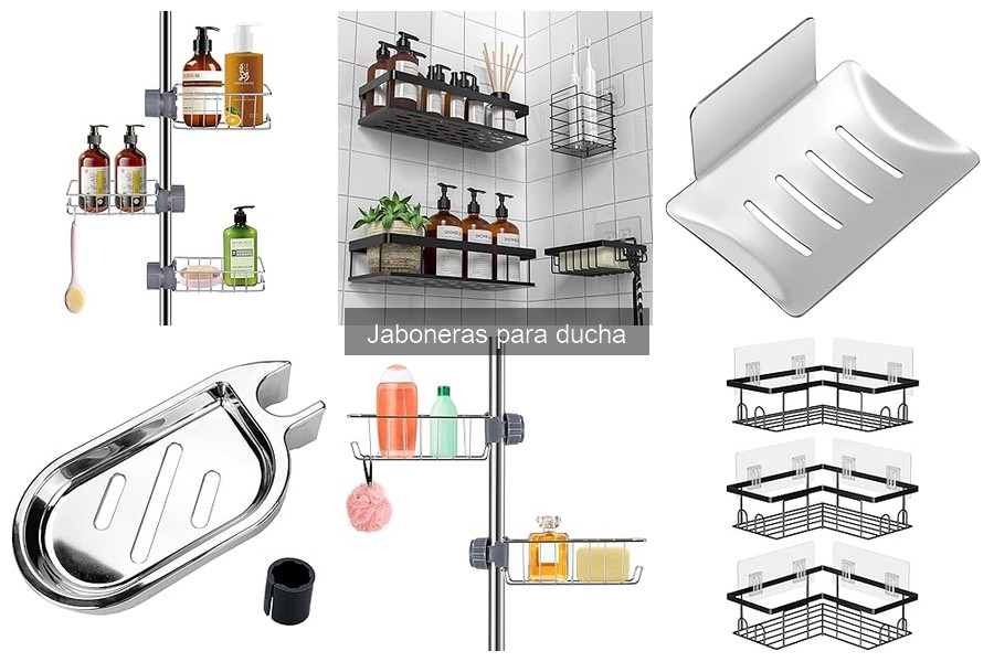 Alternativas a jaboneras tradicionales para ducha