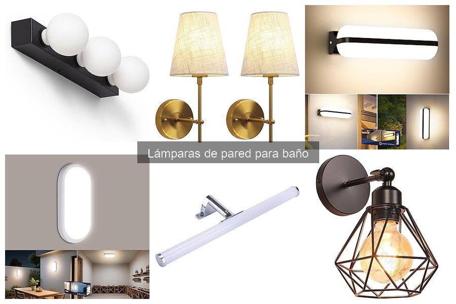 Alternativas a lámparas de pared para baño: opciones modernas