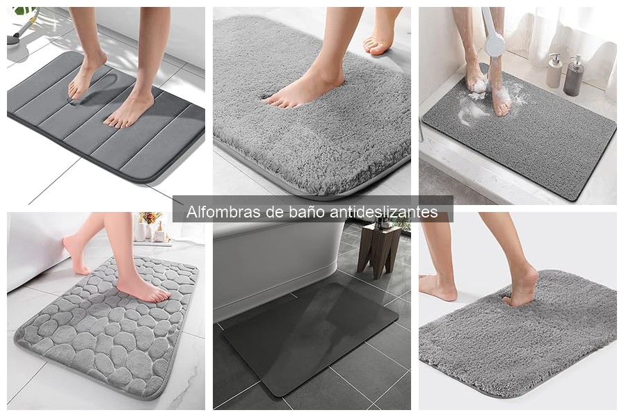 Alternativas a las alfombras de baño antideslizantes