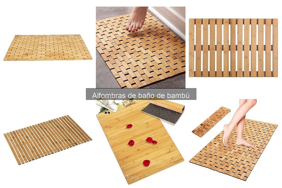 Alternativas a las alfombras de baño de bambú: descubre opciones