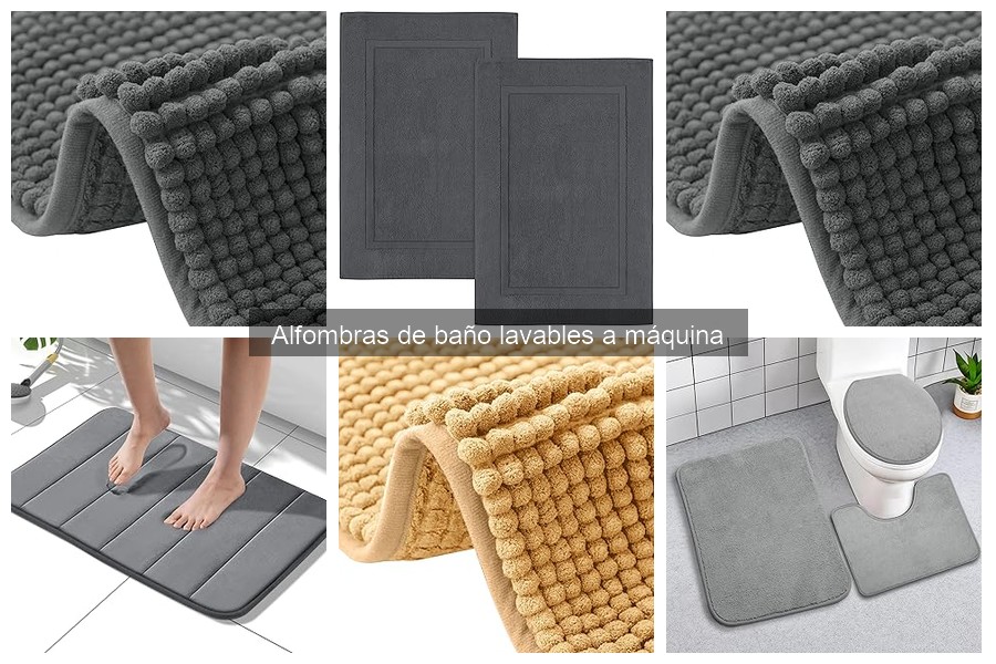 Alternativas a las alfombras de baño lavables a máquina