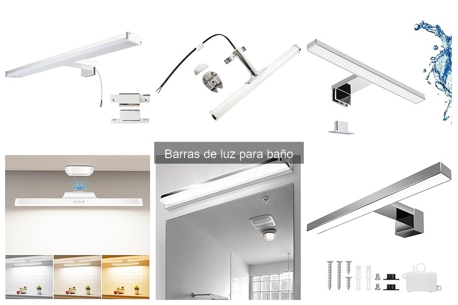 Alternativas a las barras de luz para baño: opciones efectivas
