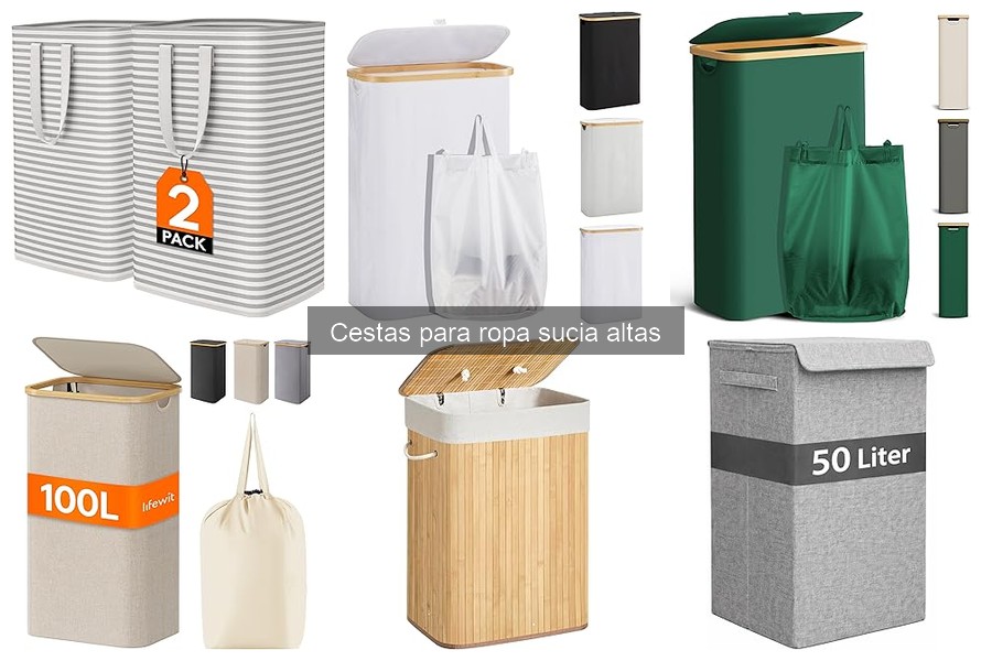Alternativas a las Cestas para Ropa Sucia Altas