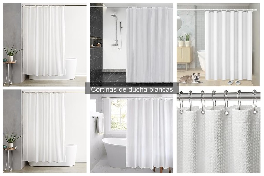 Alternativas a las Cortinas de Ducha Blancas para tu Baño
