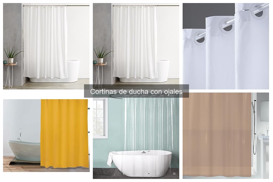 Alternativas a las cortinas de ducha con ojales para tu baño
